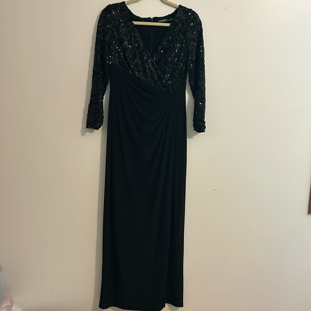 Ralph Lauren black formal dress